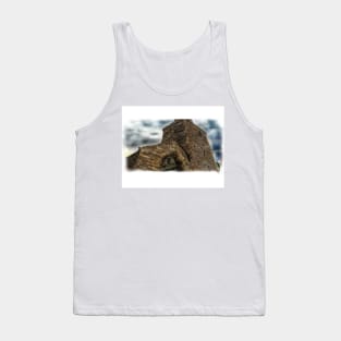 St Serf's Tower in Dysart, Scotland [Digital Architecture Illustration] Tank Top